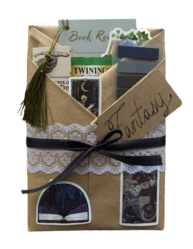 Fantasy wrapped book package