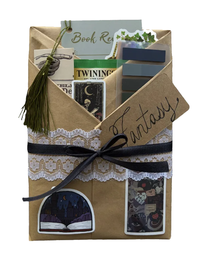 Fantasy wrapped book package