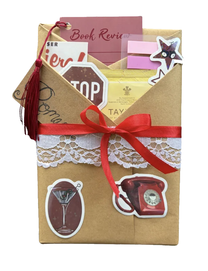 Romance wrapped book package