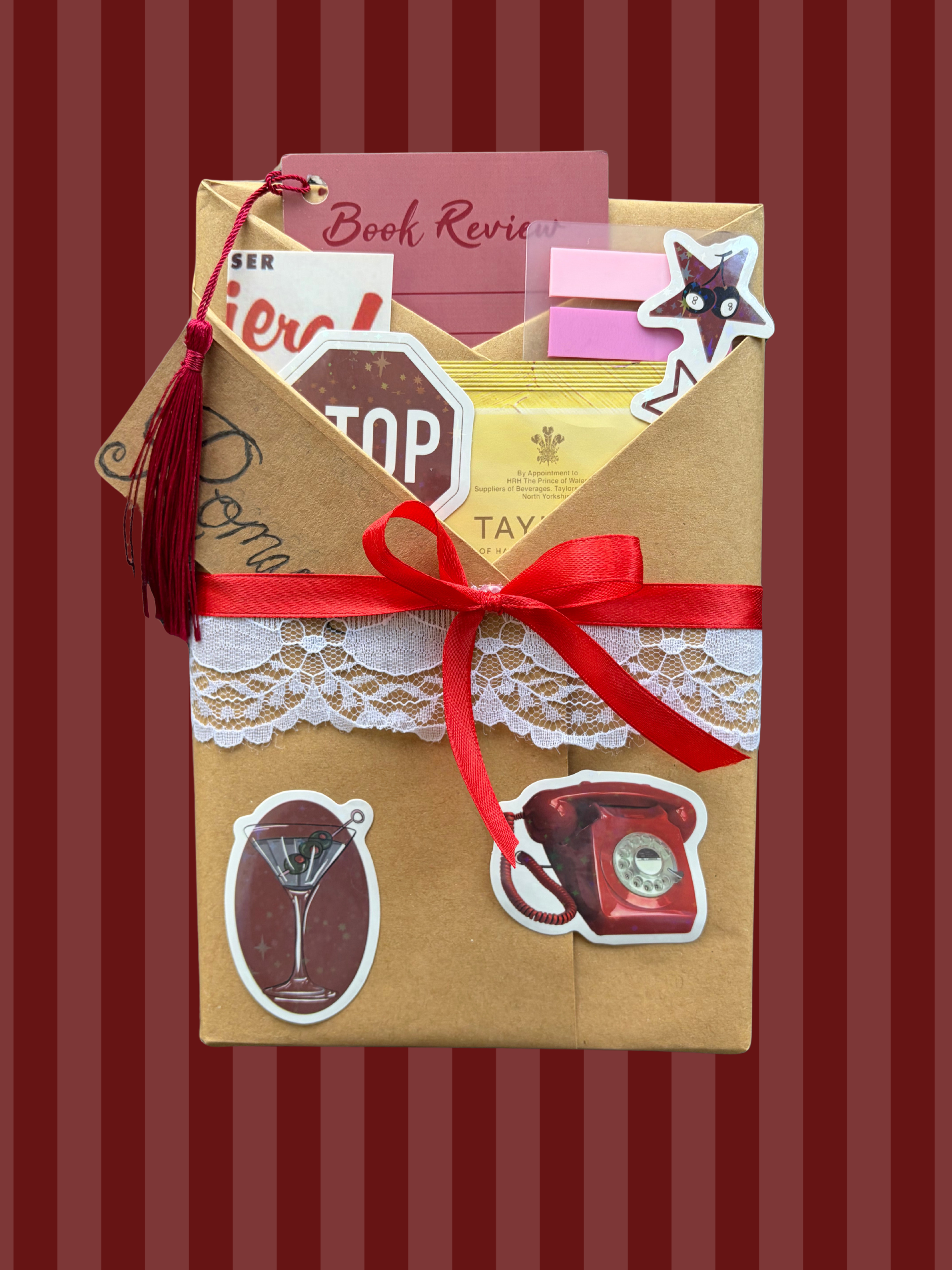 Romance package closeup